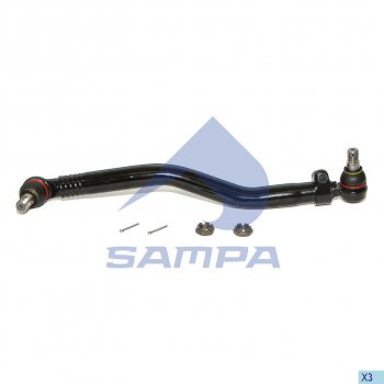 6 399 р. Тяга рулевая RENAULT продольная L=710 SAMPA SAMPA 097.574-01  с доставкой в г. Воронеж. Увеличить фотографию 1