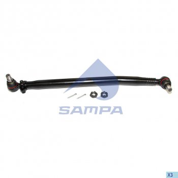 4 849 р. Тяга рулевая DAF продольная L=867 SAMPA SAMPA 097.581-01  с доставкой в г. Воронеж. Увеличить фотографию 1