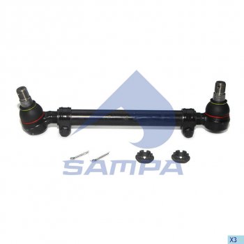 3 899 р. Тяга рулевая SCANIA продольная SAMPA SAMPA 097.758-01  с доставкой в г. Воронеж. Увеличить фотографию 1