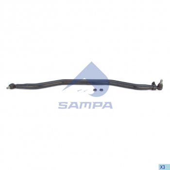 10 349 р. Тяга рулевая SCANIA P,G,R,T series поперечная L=1625мм SAMPA SAMPA 097.760-01  с доставкой в г. Воронеж. Увеличить фотографию 1