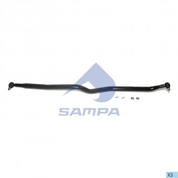 8 549 р. Тяга рулевая SCANIA продольная L=1921мм SAMPA SAMPA 097.762-01  с доставкой в г. Воронеж. Увеличить фотографию 1