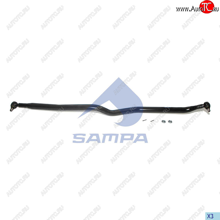 8 549 р. Тяга рулевая SCANIA продольная L=1921мм SAMPA SAMPA 097.762-01  с доставкой в г. Воронеж