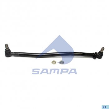 3 179 р. Тяга рулевая MERCEDES Actros MP2,MP3 продольная L=953 SAMPA SAMPA 097.787-01  с доставкой в г. Воронеж. Увеличить фотографию 1
