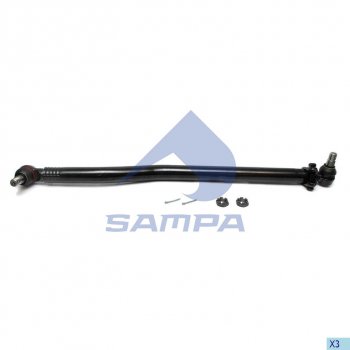 7 699 р. Тяга рулевая MAN TGA,TGS продольная L=1021 SAMPA SAMPA 097.814-01  с доставкой в г. Воронеж. Увеличить фотографию 1