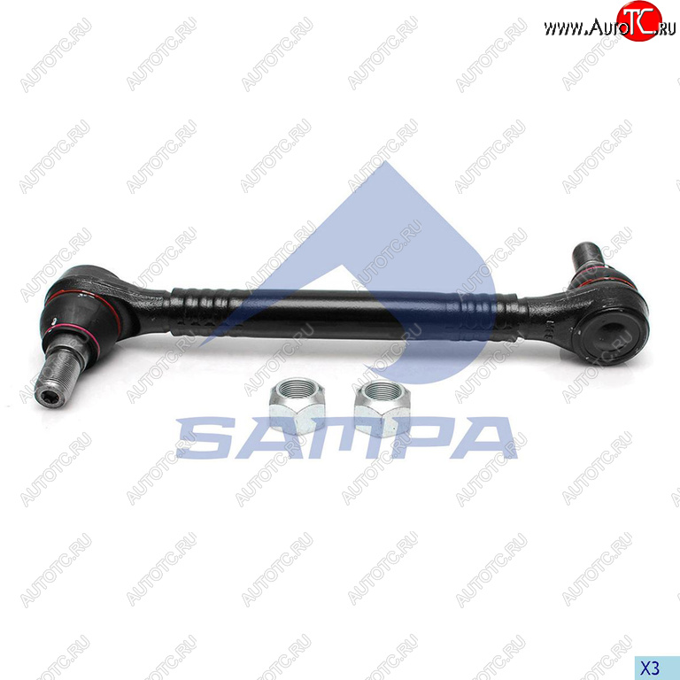 3 299 р. Тяга стабилизатора VOLVO FH12 заднего SAMPA SAMPA 097.861-01  с доставкой в г. Воронеж