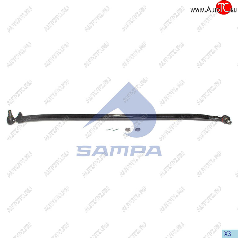 8 699 р. Тяга рулевая SCANIA поперечная L=1743мм SAMPA SAMPA 097.910-01  с доставкой в г. Воронеж