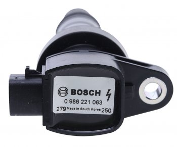 3 899 р. Катушка зажигания HYUNDAI Solaris (10-),i20,i30 KIA Ceed,Rio (11-) (1.41.6) BOSCH BOSCH 0986221063  с доставкой в г. Воронеж. Увеличить фотографию 3