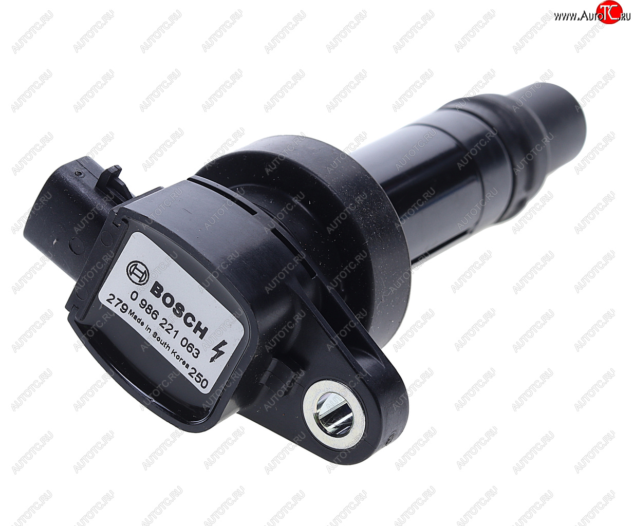 3 899 р. Катушка зажигания HYUNDAI Solaris (10-),i20,i30 KIA Ceed,Rio (11-) (1.41.6) BOSCH BOSCH 0986221063  с доставкой в г. Воронеж