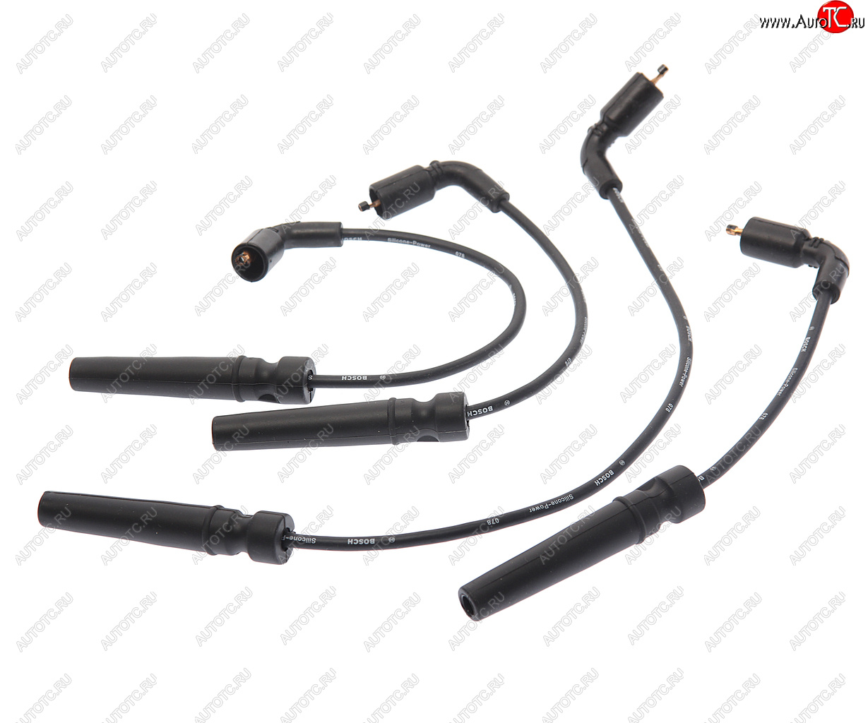 3 299 р. Провод высоковольтный DAEWOO Nexia (1.5 DOHC) CHEVROLET Aveo (1.4) (под модуль) комплект BOSCH BOSCH 0986356987  с доставкой в г. Воронеж