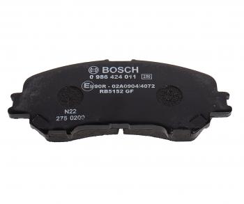 3 499 р. Колодки тормозные передние (4шт.) BOSCH  Nissan Qashqai  2 (2013-2022) J11 дорестайлинг, J11 рестайлинг  с доставкой в г. Воронеж. Увеличить фотографию 3