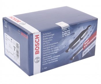 3 099 р. Колодки тормозные передние (4шт.) BOSCH Nissan Terrano2 R50 рестайлинг (1999-2002)  с доставкой в г. Воронеж. Увеличить фотографию 3