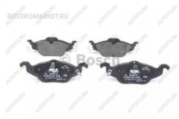 2 259 р. Колодки тормозные передние (4шт.) BOSCH Opel Zafira A (1999-2006)  с доставкой в г. Воронеж