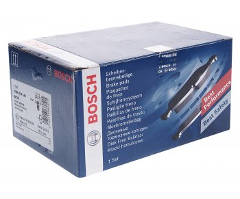 4 289 р. Колодки тормозные передние (4шт.) BOSCH Volvo S80 TS седан дорестайлинг (1998-2003)  с доставкой в г. Воронеж. Увеличить фотографию 2