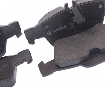2 949 р. Колодки тормозные задние (4шт.) BOSCH Mercedes-Benz E-Class W211 дорестайлинг седан (2002-2006)  с доставкой в г. Воронеж. Увеличить фотографию 2