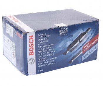 3 199 р. Колодки тормозные передние (4шт.) BOSCH Honda Legend 3 KA9 дорестайлинг (1996-1998)  с доставкой в г. Воронеж. Увеличить фотографию 3
