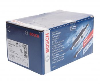 4 199 р. Колодки тормозные задние R18 (4шт.) BOSCH Volkswagen Touareg GP дорестайлинг (2002-2007)  с доставкой в г. Воронеж. Увеличить фотографию 2