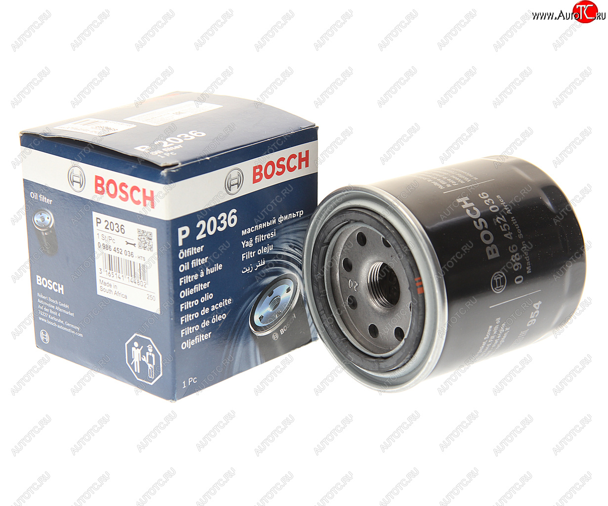 479 р. Фильтр масляный NISSAN FORD MAZDA BOSCH BOSCH 0986452036 BOSCH 0986452036  с доставкой в г. Воронеж