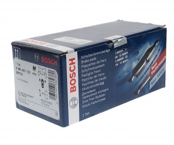 2 079 р. Колодки тормозные передние (4шт.) BOSCH Toyota Corolla E110 седан дорестайлинг (1997-2000)  с доставкой в г. Воронеж. Увеличить фотографию 2