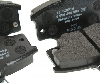 1 859 р. Колодки тормозные передние (4шт.) BOSCH Лада 2110 седан (1995-2007)  с доставкой в г. Воронеж. Увеличить фотографию 2