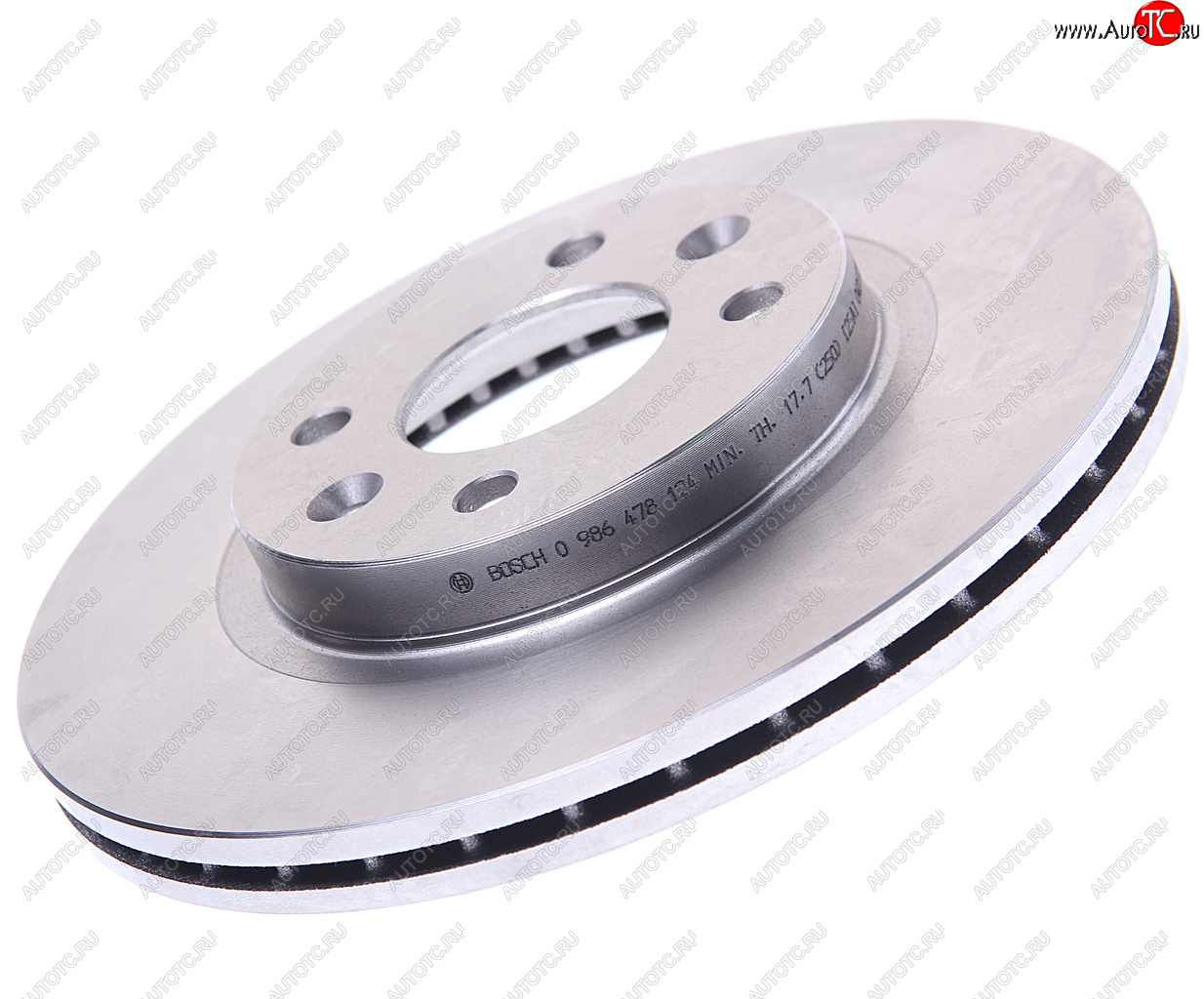 2 889 р. Диск тормозной ЛАДА Largus RENAULT Logan передний (259х20.6) (1шт.) BOSCH BOSCH 0986478124  с доставкой в г. Воронеж