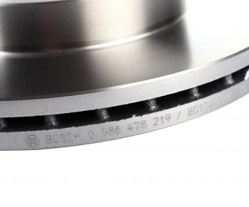 2 669 р. Диск тормозной KIA Rio (00-05) передний (1шт.) BOSCH BOSCH 0986478219  с доставкой в г. Воронеж. Увеличить фотографию 4