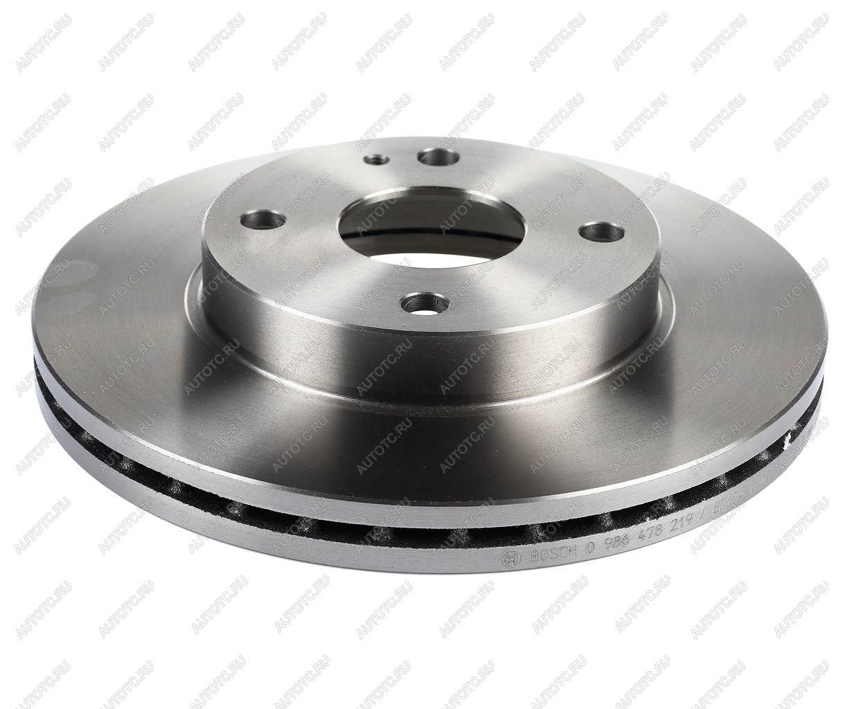 2 669 р. Диск тормозной KIA Rio (00-05) передний (1шт.) BOSCH BOSCH 0986478219  с доставкой в г. Воронеж