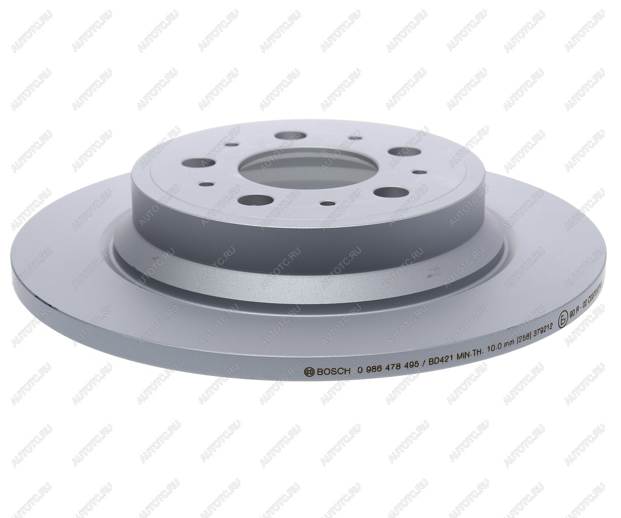 4 649 р. Диск тормозной VOLVO S60 (00-) задний (1шт.) BOSCH BOSCH 0986478495  с доставкой в г. Воронеж