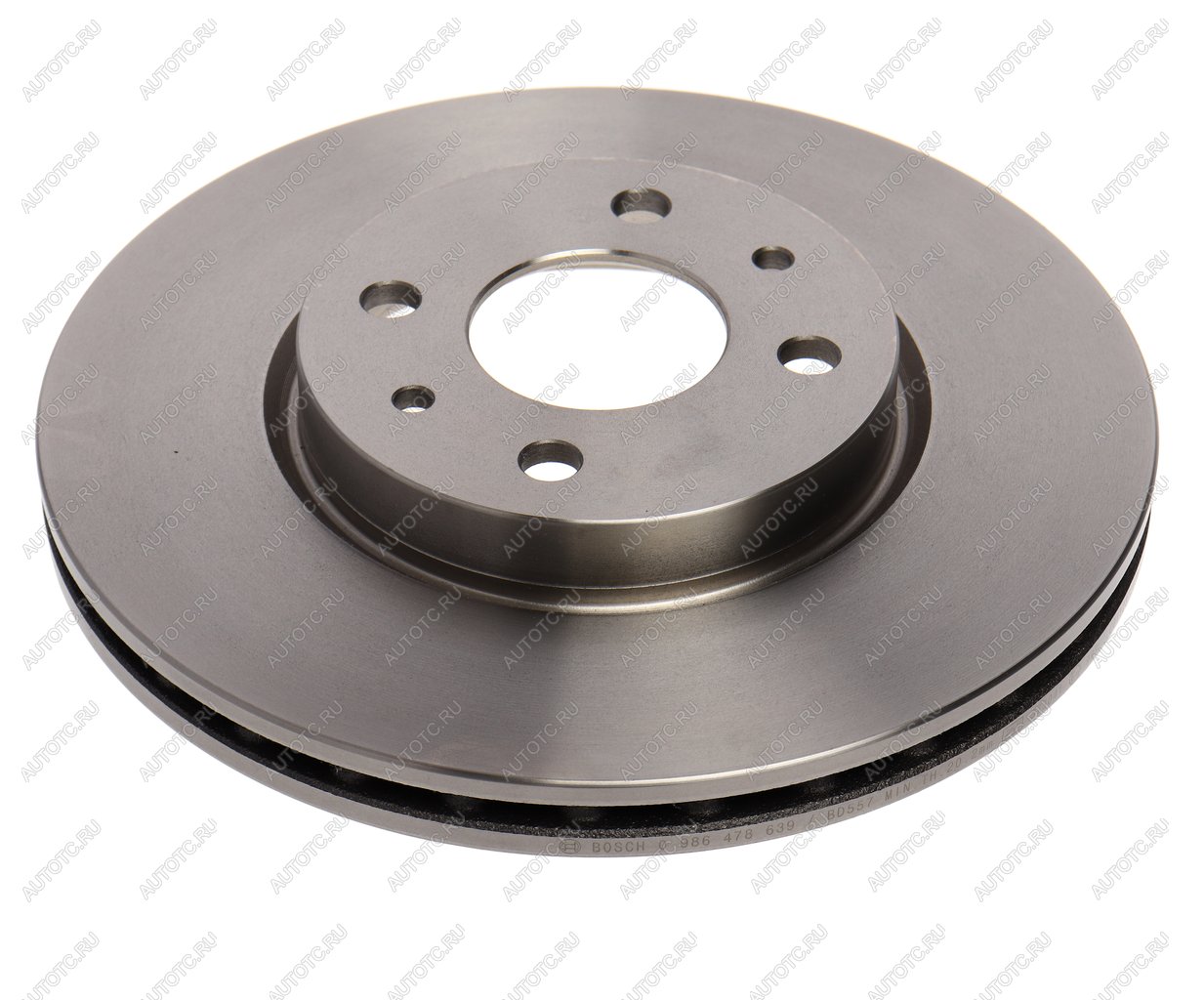 3 199 р. Диск тормозной RENAULT Scenic (03-09) передний (1шт.) BOSCH BOSCH 0986478639  с доставкой в г. Воронеж