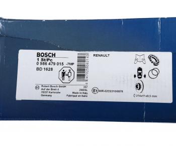 10 299 р. Диск тормозной MERCEDES Citan (W415) RENAULT Kangoo (07-) задний (1шт.) BOSCH BOSCH 0986479015 BOSCH 0986479015  с доставкой в г. Воронеж. Увеличить фотографию 5