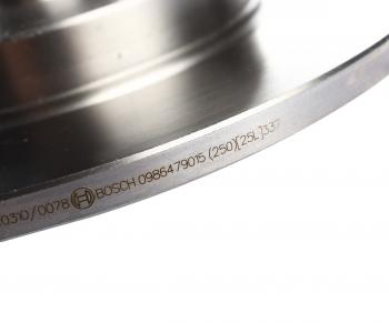 10 299 р. Диск тормозной MERCEDES Citan (W415) RENAULT Kangoo (07-) задний (1шт.) BOSCH BOSCH 0986479015 BOSCH 0986479015  с доставкой в г. Воронеж. Увеличить фотографию 4