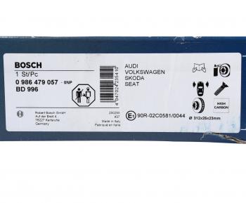 6 599 р. Диск тормозной VW Passat (97-00) AUDI A4 (01-04) передний (1шт.) BOSCH BOSCH 0986479057  с доставкой в г. Воронеж. Увеличить фотографию 5