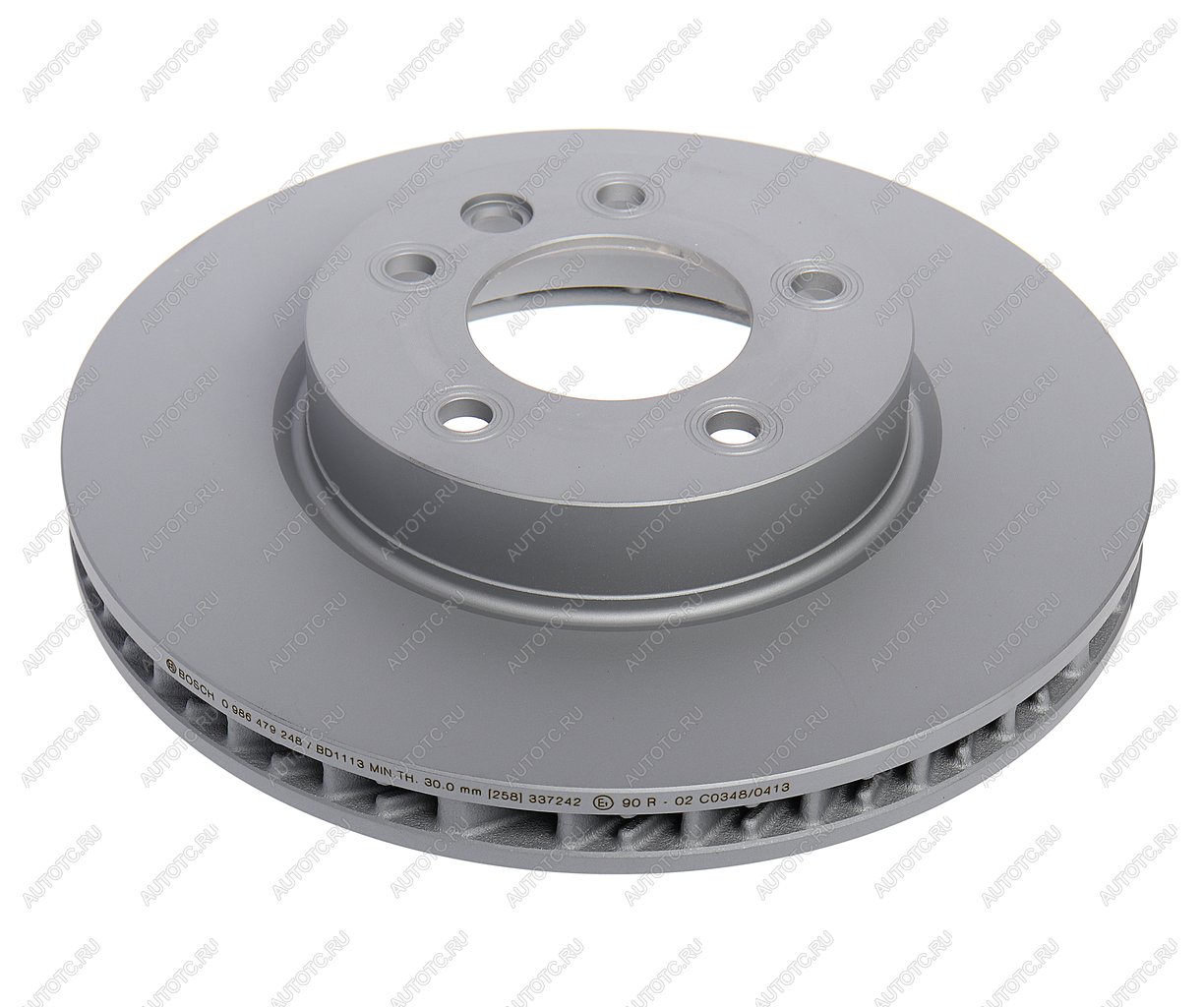 11 199 р. Диск тормозной VW Touareg (03-) PORCHE Cayenne (07-) (R17) передний левый (1шт.) BOSCH BOSCH 0986479248 BOSCH 0986479248  с доставкой в г. Воронеж