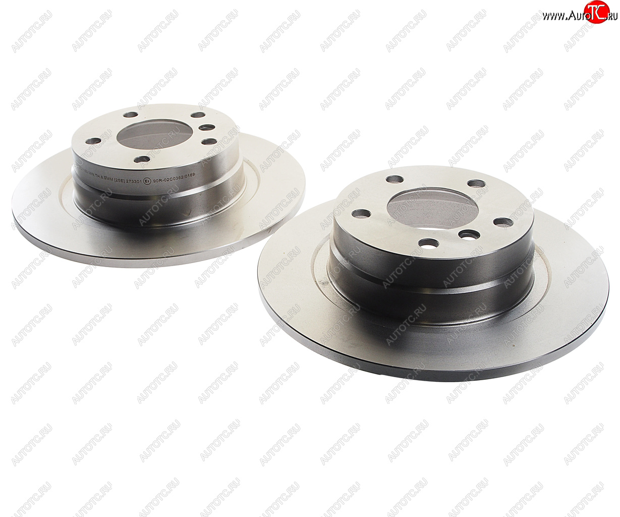 4 999 р. Диск тормозной BMW 1 (E81) (06-12) задний (1шт.) BOSCH BOSCH 0986479306 BOSCH 0986479306  с доставкой в г. Воронеж