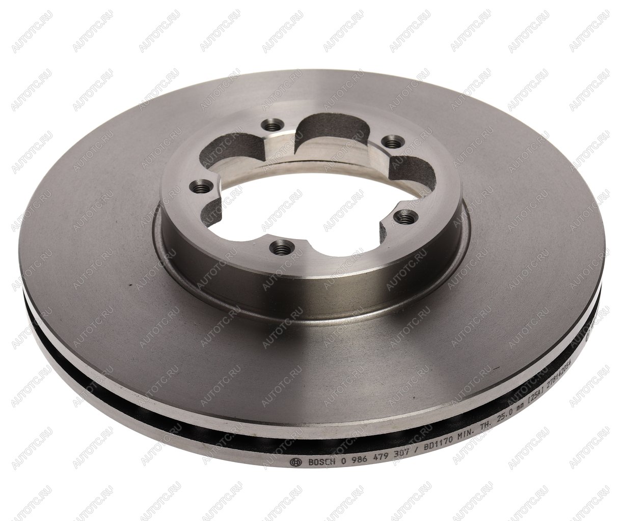 4 399 р. Диск тормозной FORD Transit (06-) передний (1шт.) BOSCH BOSCH 0986479307 BOSCH 0986479307  с доставкой в г. Воронеж