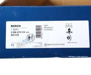 4 649 р. Диск тормозной PEUGEOT Boxer (02-) CITROEN Jumper (02-) FIAT Ducato (02-) задний (1шт.) BOSCH BOSCH 0986479316 BOSCH 0986479316  с доставкой в г. Воронеж. Увеличить фотографию 5
