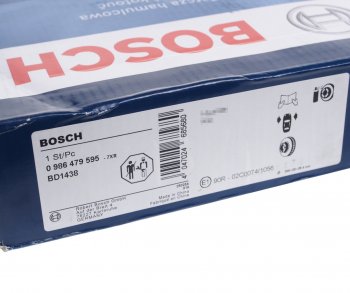 4 999 р. Диск тормозной HYUNDAI ix35,Sonata NF,i40 KIA Sportage (10-) передний (1шт.) BOSCH BOSCH 0986479595 BOSCH 0986479595  с доставкой в г. Воронеж. Увеличить фотографию 5