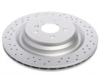 9 649 р. Диск тормозной MERCEDES GL (X166) задний (1шт.) BOSCH BOSCH 0986479d62 BOSCH 0986479d62  с доставкой в г. Воронеж. Увеличить фотографию 1
