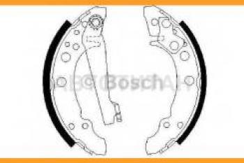 Колодки тормозные стояночного тормоза (4шт.) BOSCH Seat Toledo седан (1998-2005)