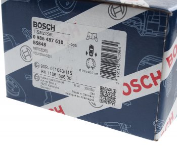 3 069 р. Колодки тормозные стояночного тормоза (4шт.) BOSCH Mercedes-Benz Sprinter W905 рестайлинг (2000-2006)  с доставкой в г. Воронеж. Увеличить фотографию 4
