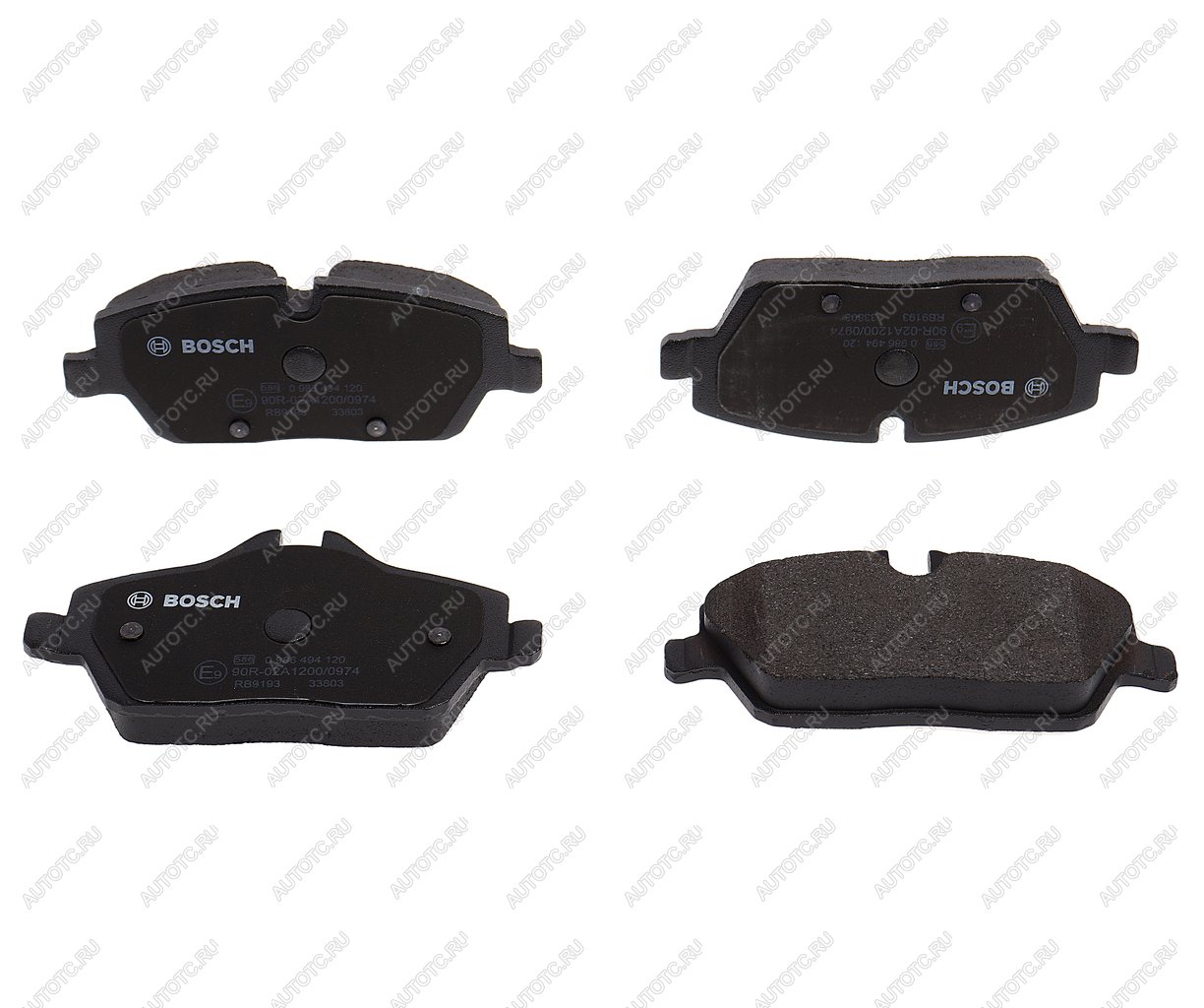 3 599 р. Колодки тормозные передние (4шт.) BOSCH BMW 1 серия E82 купе 1-ый рестайлинг (2007-2011)  с доставкой в г. Воронеж
