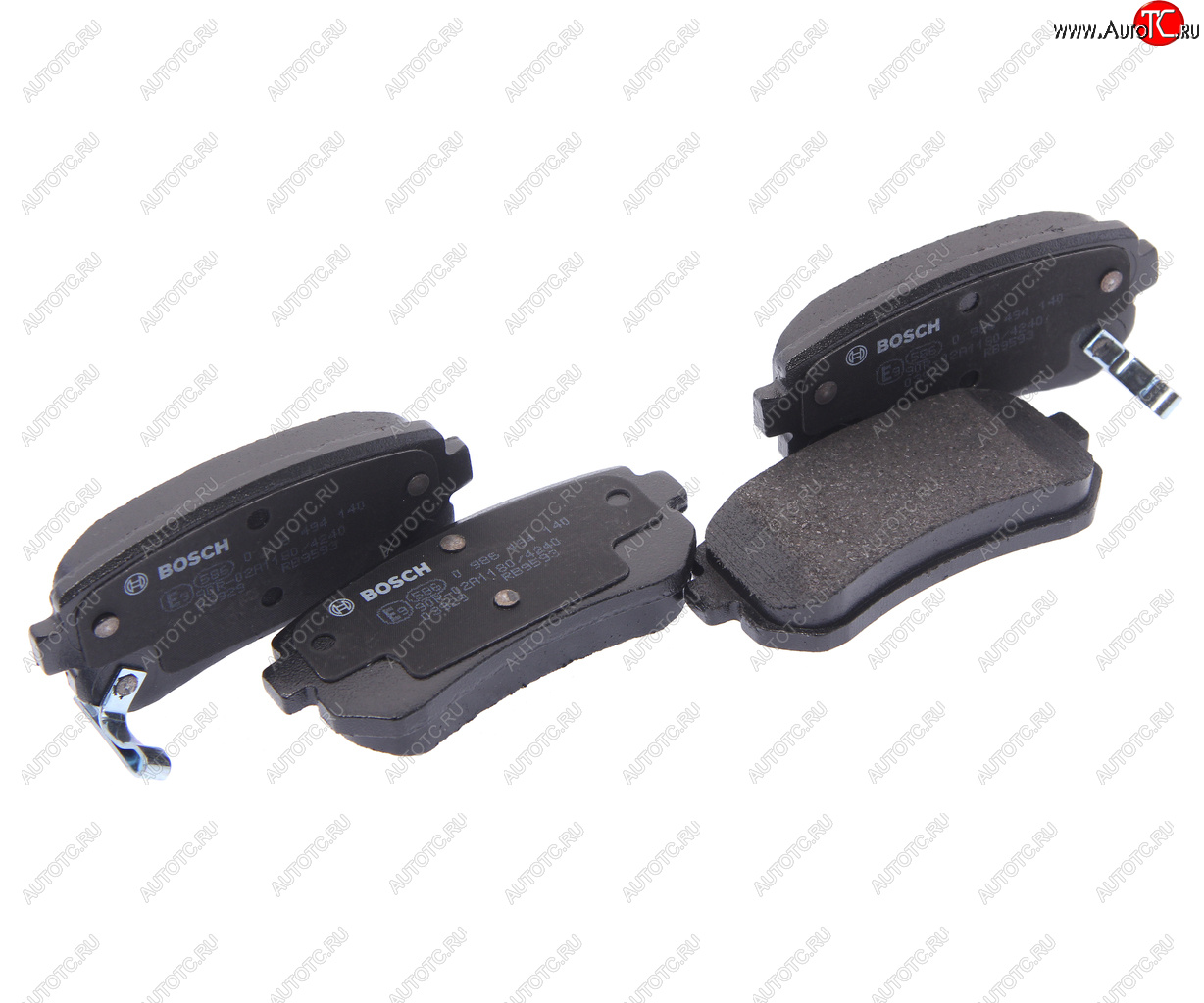 1 399 р. Колодки тормозные задние (4шт.) BOSCH Hyundai I30 FD универсал дорестайлинг (2007-2010)  с доставкой в г. Воронеж