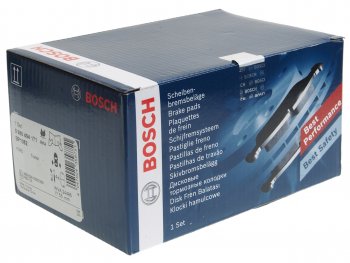 3 099 р. Колодки тормозные задние (4шт.) BOSCH Ford Transit цельнометаллический фургон (2006-2014)  с доставкой в г. Воронеж. Увеличить фотографию 2