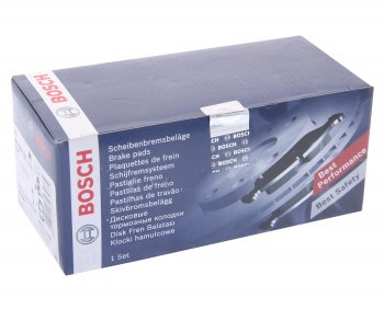 3 189 р. Колодки тормозные задние (4шт.) BOSCH Hyundai Santa Fe CM дорестайлинг (2006-2009)  с доставкой в г. Воронеж. Увеличить фотографию 3