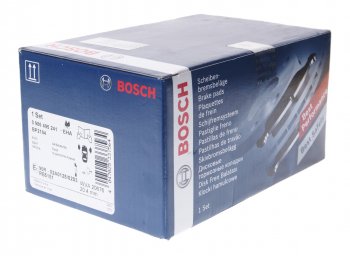 2 599 р. Колодки тормозные дисковые (4шт.) BOSCH Honda Accord 8 CU седан дорестайлинг (2008-2011)  с доставкой в г. Воронеж. Увеличить фотографию 2