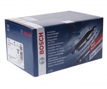 2 999 р. Колодки тормозные передние (4шт.) BOSCH Honda CR-V RM1,RM3,RM4 дорестайлинг (2012-2015)  с доставкой в г. Воронеж. Увеличить фотографию 2