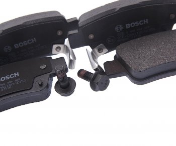 2 759 р. Колодки тормозные задние (4шт.) BOSCH Honda CR-V RE1,RE2,RE3,RE4,RE5,RE7 рестайлинг (2009-2012)  с доставкой в г. Воронеж. Увеличить фотографию 2