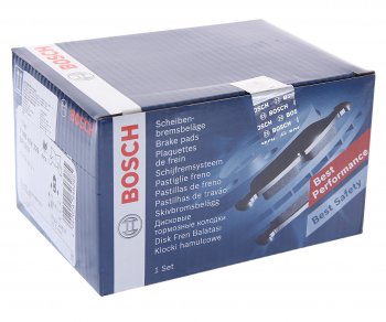 2 759 р. Колодки тормозные задние (4шт.) BOSCH Honda CR-V RE1,RE2,RE3,RE4,RE5,RE7 рестайлинг (2009-2012)  с доставкой в г. Воронеж. Увеличить фотографию 3