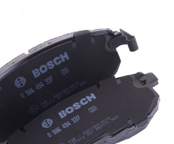 2 899 р. Колодки тормозные передние (4шт.) BOSCH Nissan Juke 2 F16 (2019-2025)  с доставкой в г. Воронеж. Увеличить фотографию 2