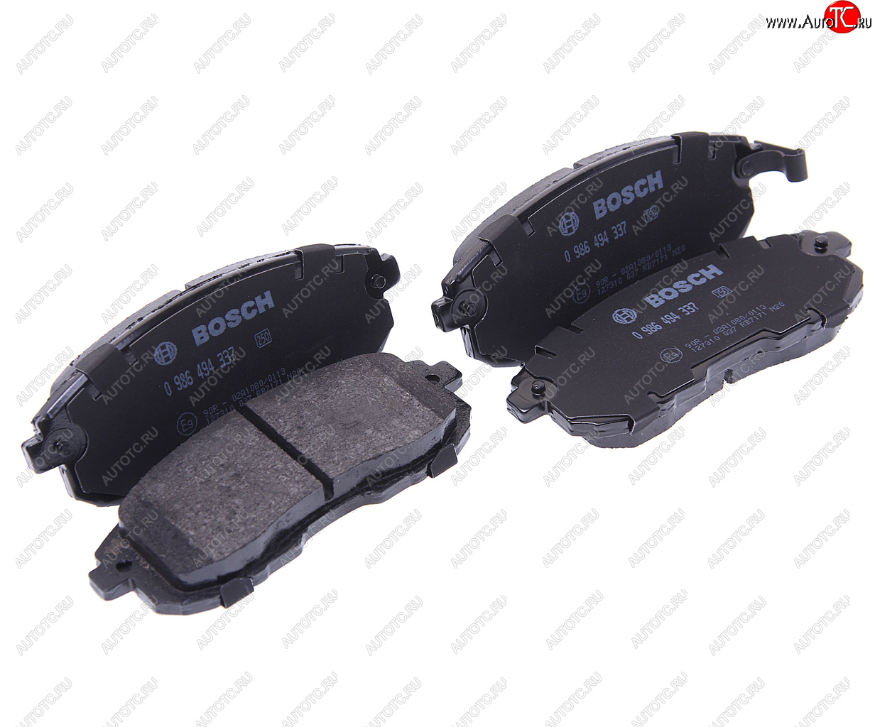 2 899 р. Колодки тормозные передние (4шт.) BOSCH Nissan Juke 2 F16 (2019-2025)  с доставкой в г. Воронеж