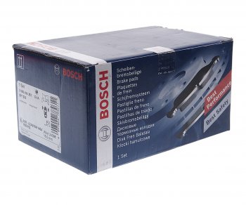 4 199 р. Колодки тормозные передние (4шт.) BOSCH Land Rover Range Rover 3 L322 дорестайлинг (2002-2006)  с доставкой в г. Воронеж. Увеличить фотографию 2